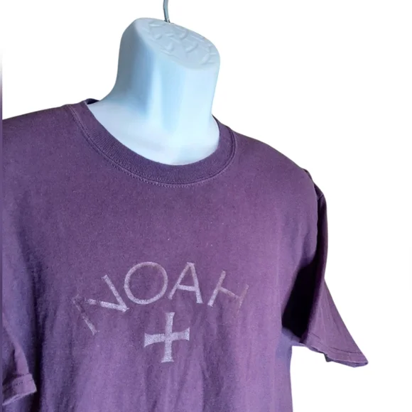 Noah NYC | Eggplant | Big Logo | Cross Tee | XL - Picture 7 of 8